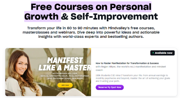 Mindvalley free course